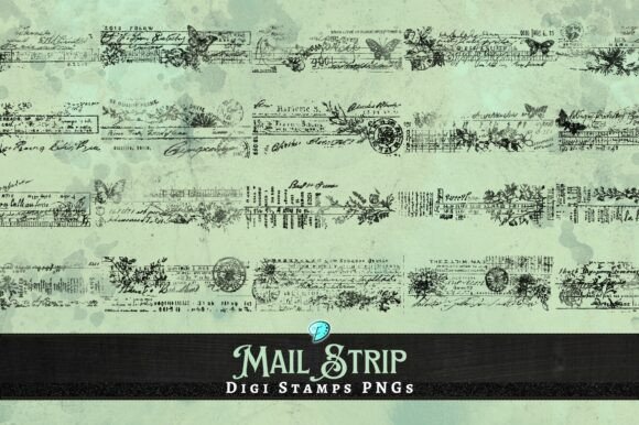 Mail Strip Digi Stamps Clipart PNG: A Practical Guide for Digital Crafters and Journal Enthusiasts