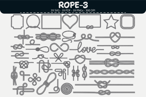 Strategic Design Assets: Leveraging the Rope Knots Frames Set for Brand Consistency
