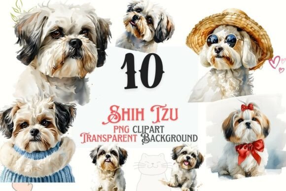 Unleashing Creativity with Adorable Canine Art: The Ultimate Guide to Shih Tzu Clipart